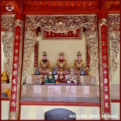 Mẫu của võng song long chầu nguyệt đồng vàng cao cấp