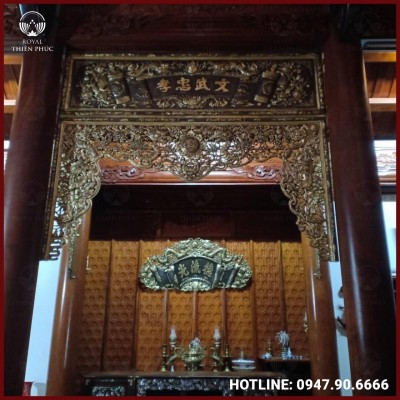 Đúc cửa võng theo yêu cầu bằng đồng 