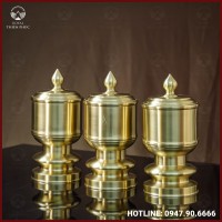 Bộ đài thờ bằng đồng catut cao cấp