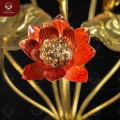 Bó hoa sen thờ gia tiên, Thần Phật bằng đồng vàng đúc máy