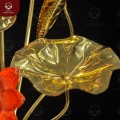 Bó hoa sen thờ gia tiên, Thần Phật bằng đồng vàng đúc máy