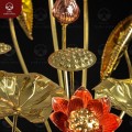 Bó hoa sen thờ gia tiên, Thần Phật bằng đồng vàng đúc máy