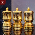 Đài thờ bằng đồng mạ vàng 24K tinh xảo mẫu trơn 
