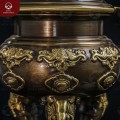 Đỉnh đồng 2 công nghệ thờ gia tiên họa tiết dơi cao 60cm 