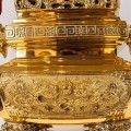 Đỉnh đồng Đài Loan dáng vuông cao 70cm, nặng 20.9kg