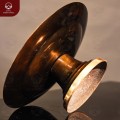 Mâm bồng bằng đồng đỏ cạo màu Long Phụng chầu Lộc
