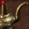  Nậm rượu thờ họa tiết Phượng Hoàng bằng đồng 2 công nghệ