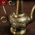 Nậm rượu thờ họa tiết Phượng Hoàng bằng đồng 2 công nghệ