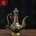  Nậm rượu thờ họa tiết Phượng Hoàng bằng đồng 2 công nghệ