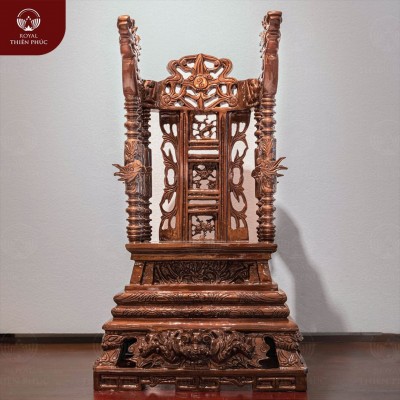 Ngai thờ đẹp bằng đồng đỏ làm màu cao 70cm ngang 40cm sâu 33cm