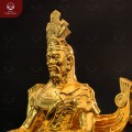 Tượng Lạc Long Quân ngồi trên ngai bằng đồng mạ vàng 24k