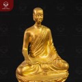 Tượng Phật hoàng Trần Nhân Tông bằng đồng vàng đế vuông 