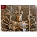 Tượng Phật Thiên Thủ Thiên Nhãn bằng đồng vàng hun đẹp tôn nghiêm