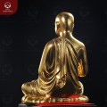 Tượng Thánh Tăng Sivali khất thực bằng đồng vàng dát vàng