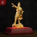 Tượng Trần Quốc Tuấn đứng chỉ tay cao 25cm bằng đồng catut 