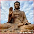 Tượng Phật A Di Đà bằng đồng đỏ cỡ lớn linh thiêng