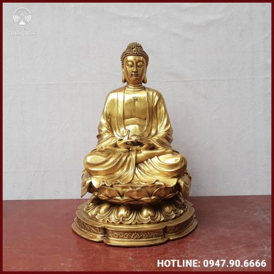 Tượng Đức Phật A Di Đà ngồi thiền nặng 3kg