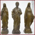 Bộ tượng Thiên Chúa Giáo bằng đồng giả cổ 