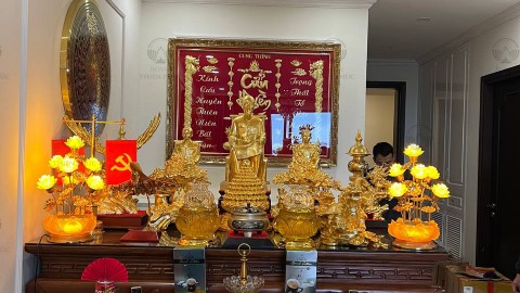Bàn giao Tượng Bác Hồ , bác Giáp, bác Thanh và các sản phẩm khác cho khách Hà Nội