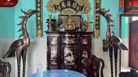 Bàn giao đôi hạc 2m2 tại Bình Thạnh - Hồ Chí Minh