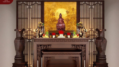 Chiêm ngưỡng mẫu bàn thờ gia tiên đẹp, chất lượng nhất hiện nay