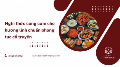 Nghi thức cúng cơm cho hương linh chuẩn phong tục cổ truyền