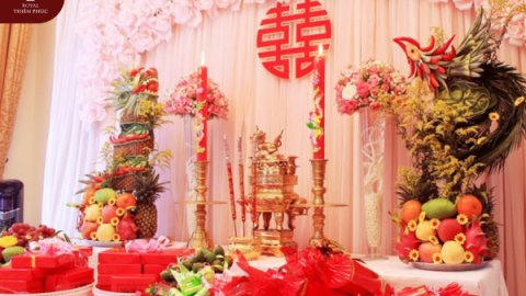 Hướng dẫn trang trí bàn thờ gia tiên đám cưới theo vùng miền
