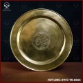 Mâm đồng vàng chữ Phúc đường kính 60cm nặng 3,1kg