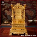 Ngai thờ bằng đồng dát vàng cao cấp