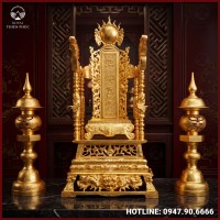 Ngai thờ cửu huyền thất tổ đồng vàng