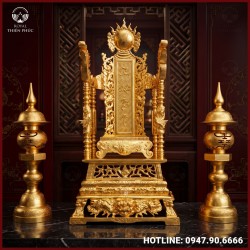 Ngai thờ cửu huyền thất tổ đồng vàng