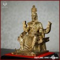Lạc Long Quân đồng vàng mộc cao 26cm
