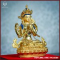 Tôn tượng Quan Âm Tứ Thủ đồng Đài Loan 21,5cm