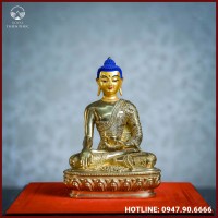 Tôn tượng Thích Ca đồng Đài Loan 17cm