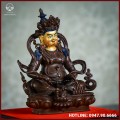 Tôn tượng Phật Hoàng Tài Bảo Thiên đồng vàng hun 21cm