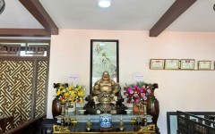 Đồ đồng Thiên Phúc bàn giao tượng Di Lặc đồng cao 1m17 nặng 400kg tại Việt Trì – Phú Thọ