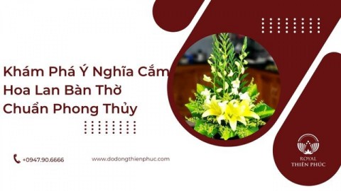 Ý Nghĩa Cắm Hoa Lan Bàn Thờ Chuẩn Phong Thủy