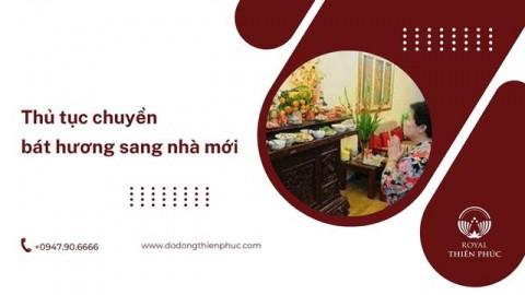 Thủ tục chuyển bát hương sang nhà mới 