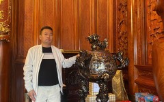 Hoàn thiện bàn giao đỉnh cầu thất lân bằng đồng 1m2 tại Hưng Yên