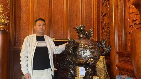 Hoàn thiện bàn giao đỉnh cầu thất lân bằng đồng 1m2 tại Hưng Yên