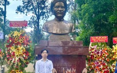 Hoàn thiện & lắp đặt tượng anh hùng dân tộc Nguyễn Hữu Huân 1m6 tại Chợ Gạo, Tiền Giang