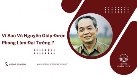 Vì Sao Võ Nguyên Giáp Được Phong Làm Đại Tướng ?