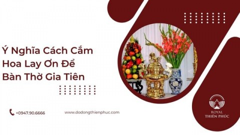 Cách Cắm Hoa Lay Ơn Để Bàn Thờ Gia Tiên 