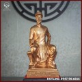 Tượng Nguyễn Du đồng đỏ cao 42cm