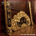 Cuốn thư câu đối Uống Nước Nhớ Nguồn bằng đồng vàng 1m55