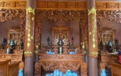 Đồ đồng Thiên Phúc đã hoàn thiện và bàn giao bộ đỉnh thờ khảm ngũ sắc tới gia chủ tại Khoái Châu, Hưng Yên