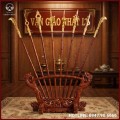 Bộ binh khí bát bửu bằng đồng cổ kính cao 2m2
