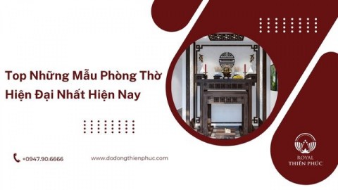 Top Những Mẫu Phòng Thờ Hiện Đại Nhất Hiện Nay
