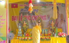 Đồ đồng Thiên Phúc tham gia lễ đúc chuông 500kg Chùa Linh Thông - Quốc Oai - Hà Nội