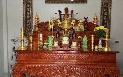 Đồ Đồng Thiên Phúc Giao Bộ Ngũ Sự Phụ Kiện Dát Vàng Tại Hà Tĩnh Với Vẻ Đẹp Đẳng Cấp